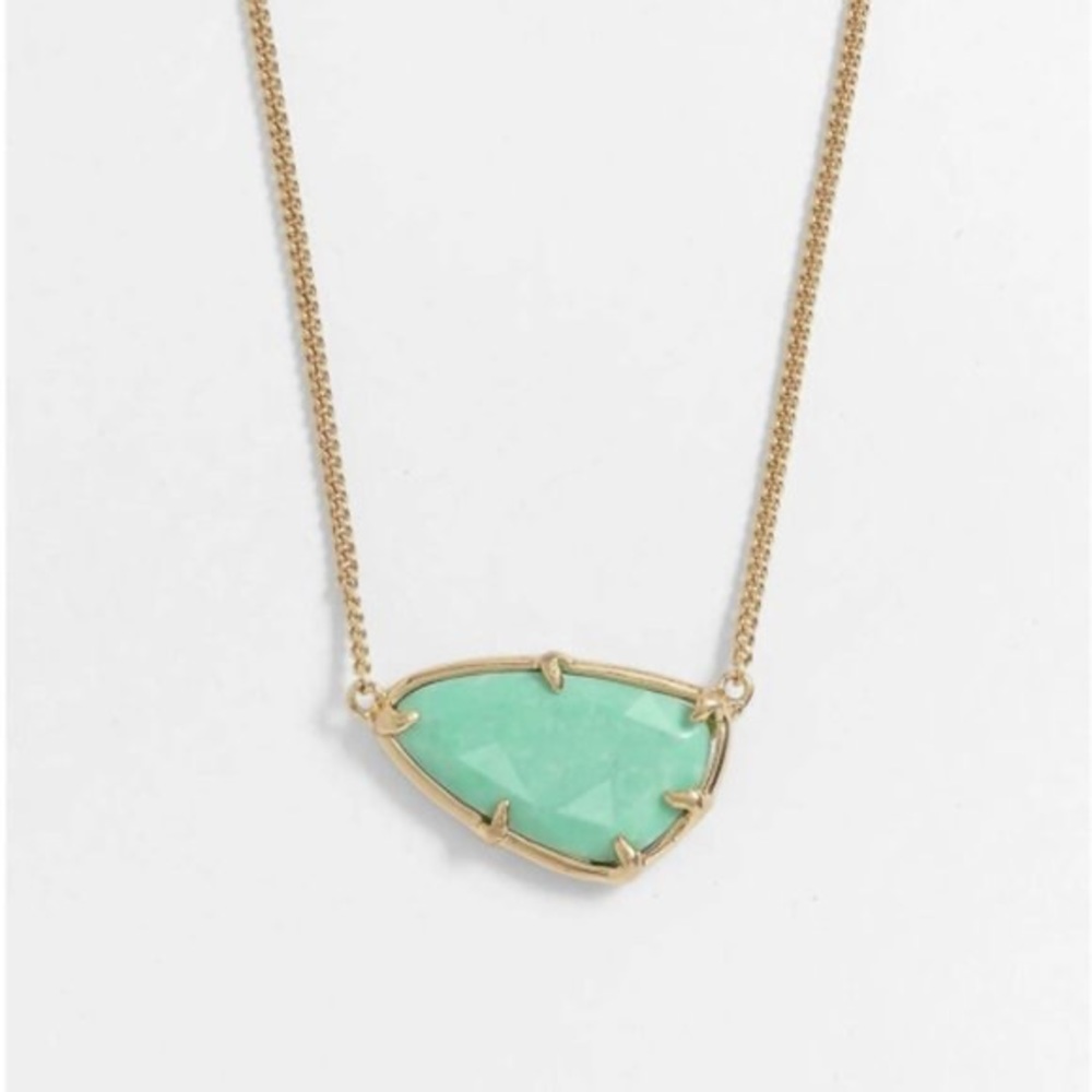 Kendra Scott Noleen necklace - mint color
